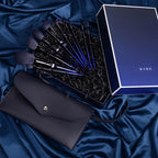 Blue 10 Makeup Brushes Set Pi-Mart