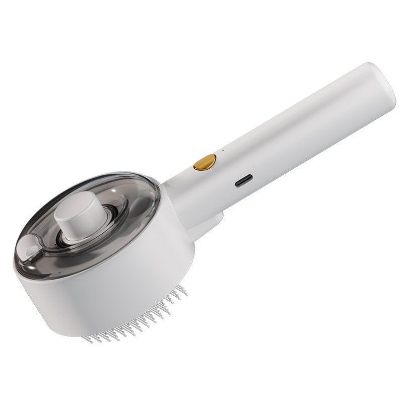 Animal Hair Remover Brush Dog And Cat Steam Brush Pet Self Cleaning Dog Brush Grooming Removes Cat Hairs Cat Dog Accessories Pet Products Pi-Mart