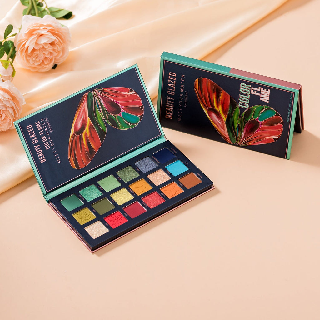 Butterfly Eyeshadow Palette Three-dimensional Shape And Easy To Color Pi-Mart