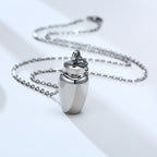 Openable Earthen Jar Columbarium Shape Pendant Pi-Mart