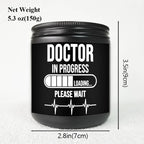 One Lavender Scented Candle, 5.3 Ounces, Made from Soybean Wax. A Great Gift Idea for Doctors, Physicians, And Medical Professionals, Suitable for Both Men And Women, As Well As And . Perfect for Birthdays, Christmas, Thanksg