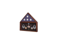 Burial Flag Medal Display case, Flag Document Holder, 4' x 6' flag The Military Gift Store