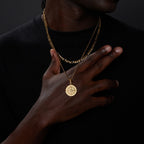Vnox Layered Necklaces for Men Pi-Mart