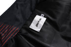 Winter thick loose digital portrait print jacket
