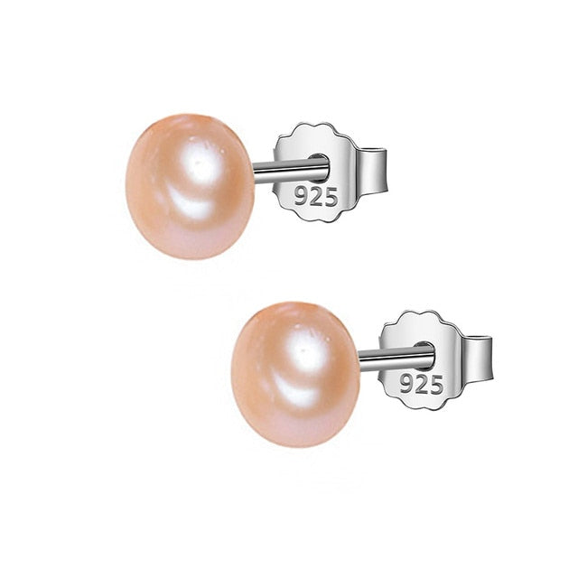 Baroque Pearl Stud Earrings Pi-Mart