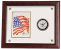 Flag Connections U.S. Navy Picture Frame with Medallion and Stars - 5 x 7 inch The Military Gift Store