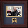 Flag Connections Police Officer Horizontal Picture Frame. The Military Gift Store