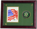 Flag Connections United States Army Vertical Picture Frame with Medallion and Stars. The Military Gift Store