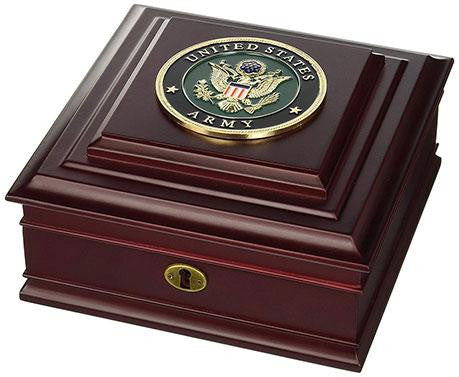 Flag Connections U.S. Army Medallion Desktop Box The Military Gift Store