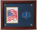 Flag Connections EMS Medallion Picture Frame with Stars, 5 by 7-Inch. The Military Gift Store