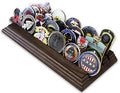 Flag Connections 4 Row Challenge Coin Holder - Military Coin Display Stand The Military Gift Store