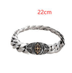 Men's And Women's Fashion Sterling Silver Cross Bracelet