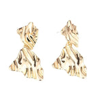 European And American Fashion Exaggerated Irregular Earrings Simple Geometric Female Vintage Earrings