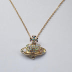 Classic Cross Heart Annulus Necklace Pi-Mart