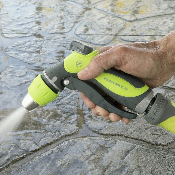 Flexzilla? Heavy Duty Adjustable Flow Pistol Grip Garden Hose Nozzle