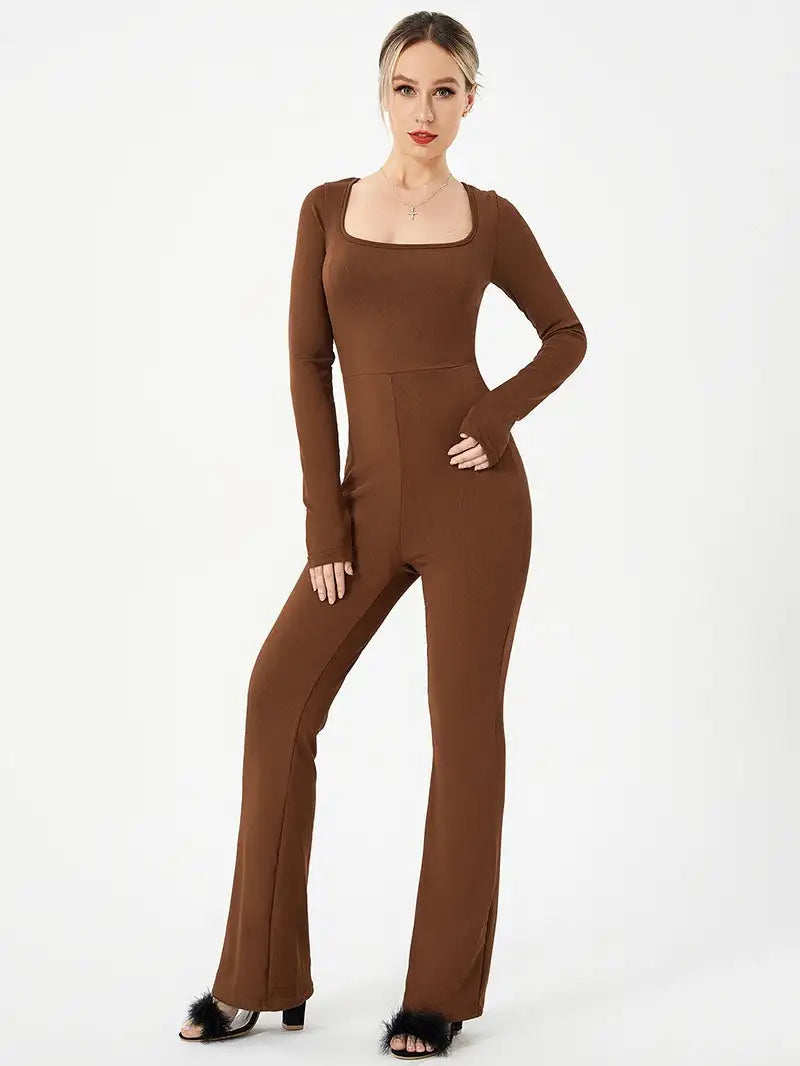 Women's Loose Casual High Stretch Jumpsuit - SJB-DIAMOND ELITES