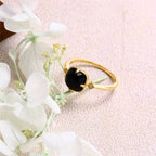 Japanese Light Jewelry Retro Natural Gem Ring Pi-Mart