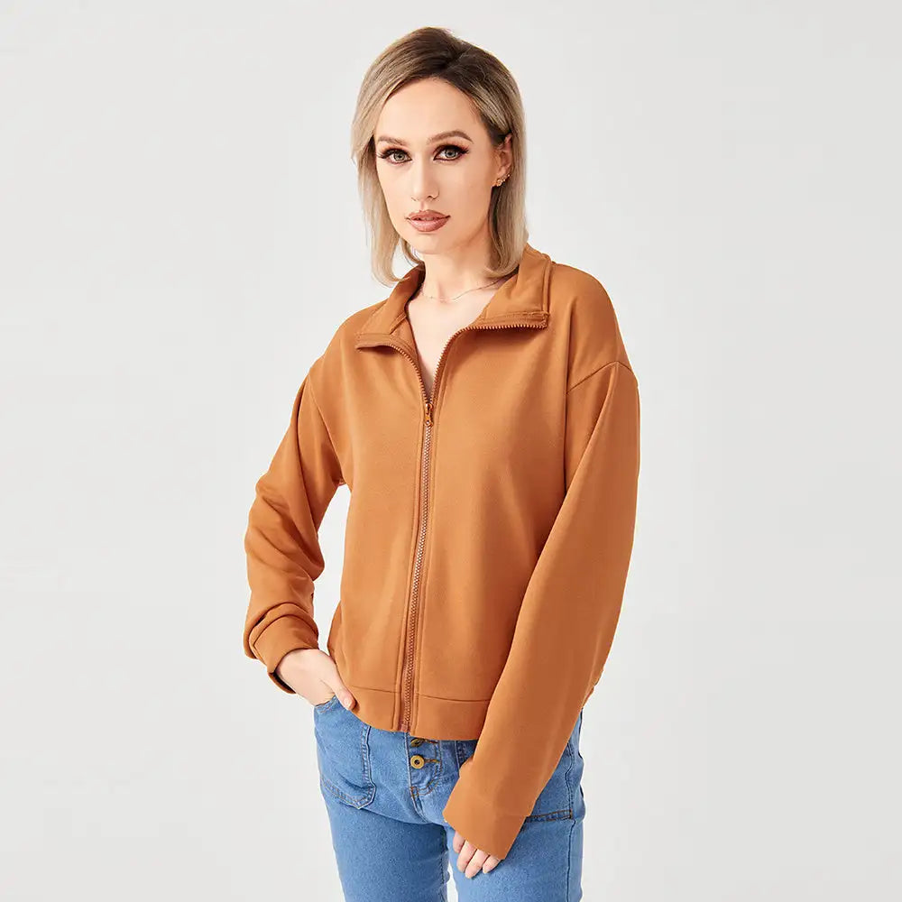Women's Zipper Sweatshirt - SJB-DIAMOND ELITES
