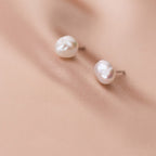 Baroque Pearl Stud Earrings Pi-Mart