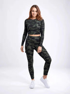 Long-Sleeve Crop Top - SJB-DIAMOND ELITES