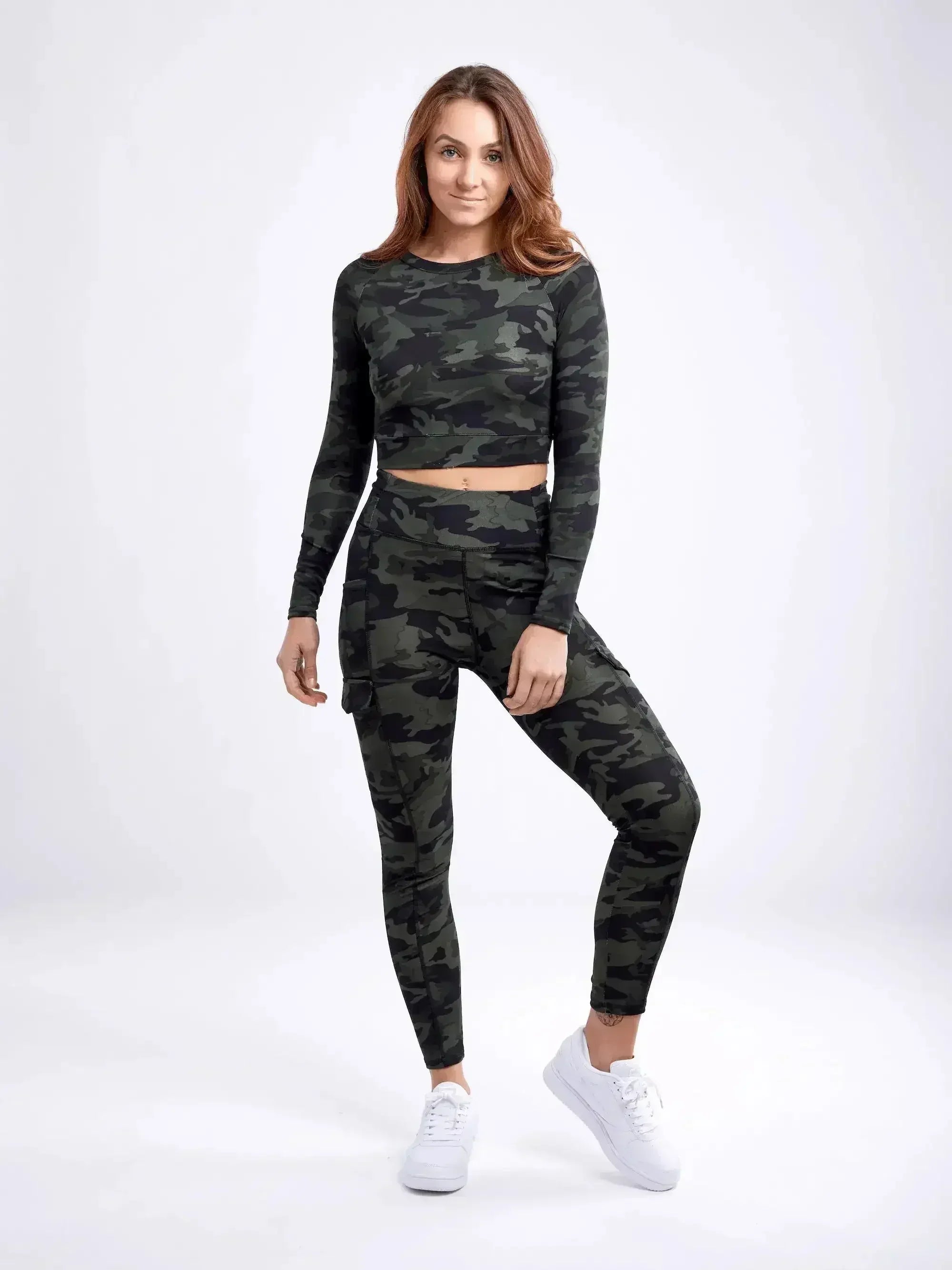 Long-Sleeve Crop Top - SJB-DIAMOND ELITES