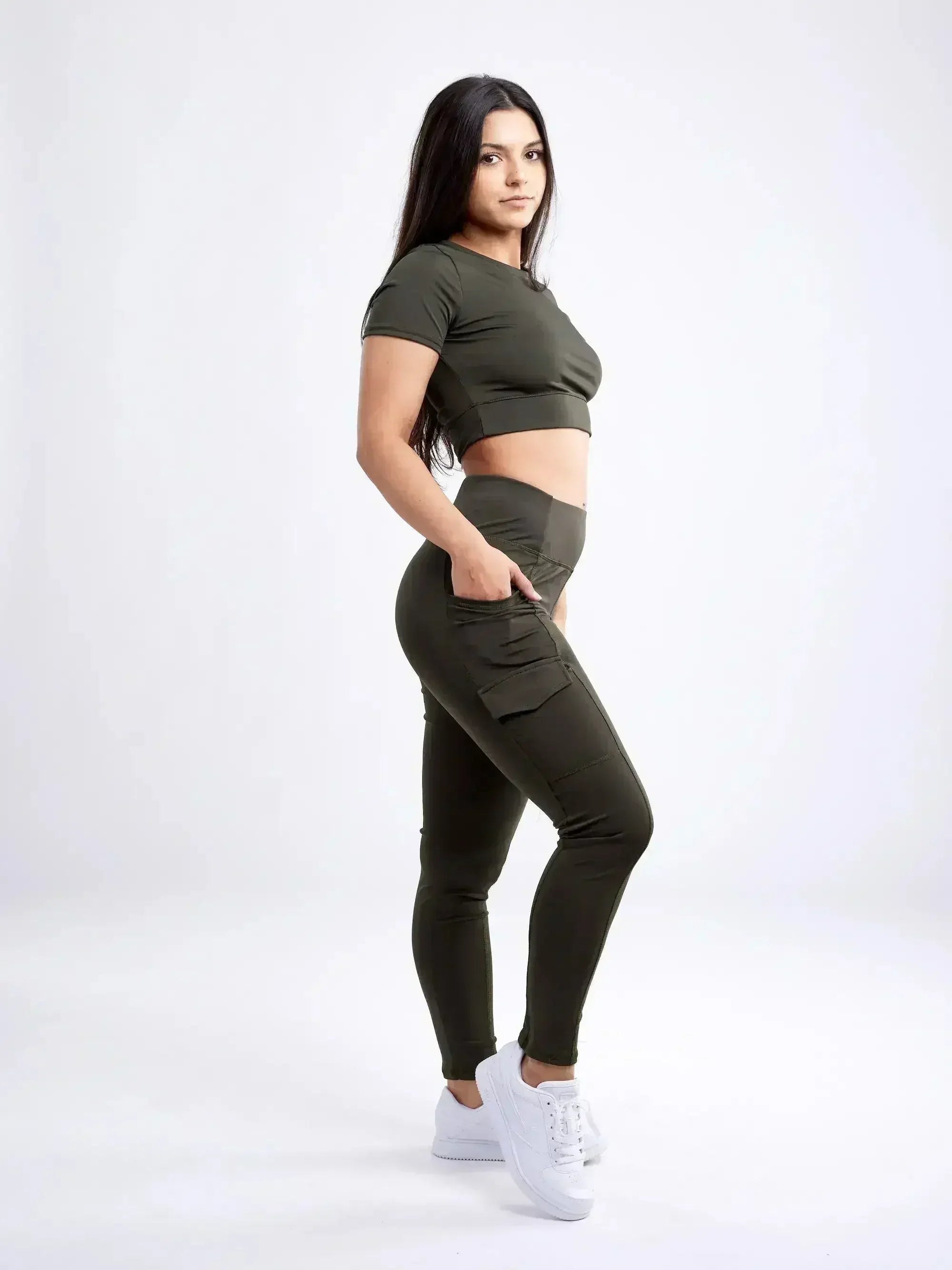 Women's Lightweight Short-Sleeve Crop Top - Workout & Casual - SJB-DIAMOND ELITES