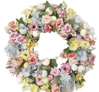 Valentine Easter Rose Tea Bag Hydrangea Wreath Pi-Mart