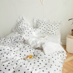 Korean  Love Quilt Cover Sheet Small  Four-piece Set Pi-Mart
