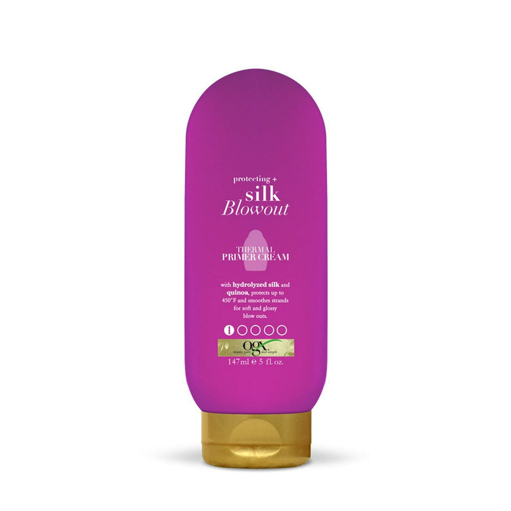 OGX? Protecting + Silk Blowout Thermal Primer Cream 5 FL OZ - SJB-DIAMOND ELITES