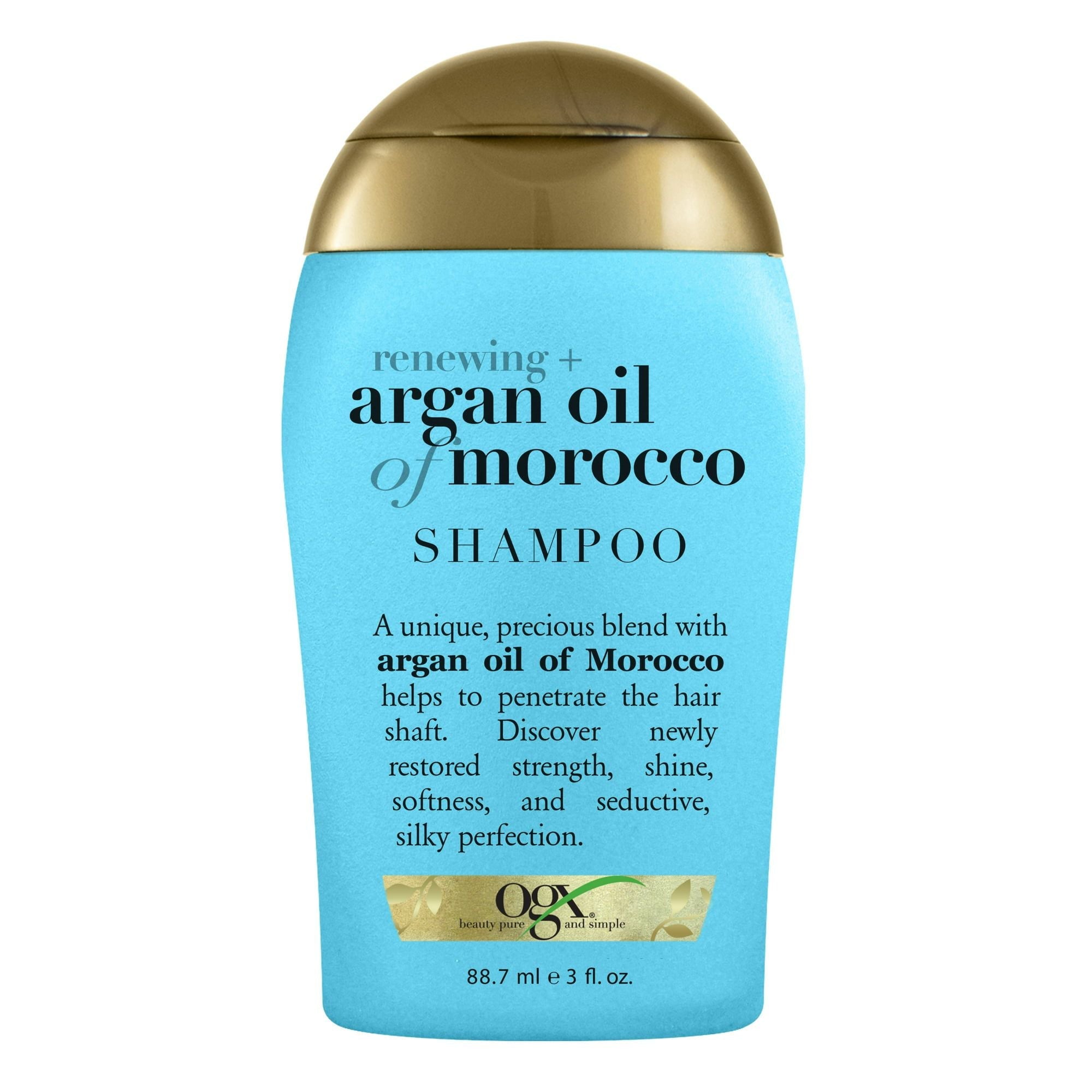 OGX Renewing Nourishing Moisturizing Shine Enhancing Daily Shampoo with Argan & Moroccan Oil, 3 fl oz - SJB-DIAMOND ELITES