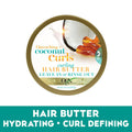 OGX Quenching + Coconut Curls Curling Hair Butter, Deep Moisture Leave-In Hair Mask, 6.6 oz - SJB-DIAMOND ELITES
