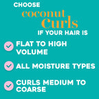 OGX Quenching + Coconut Curls Curling Hair Butter, Deep Moisture Leave-In Hair Mask, 6.6 oz - SJB-DIAMOND ELITES