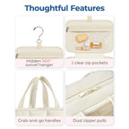 Travel toilet bag, with jewelry storage bag, hanging toilet bag, fluffy cosmetic bag, storage bag travel bag, makeup bag with compartments, - SJB-DIAMOND ELITES