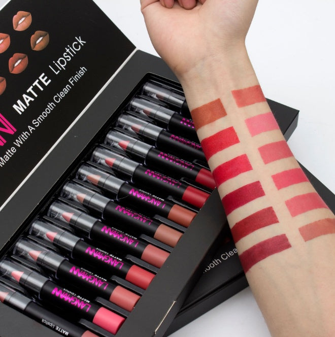 Matte Lipstick Waterproof Long-lasting Velvet Lipstick Set Pi-Mart