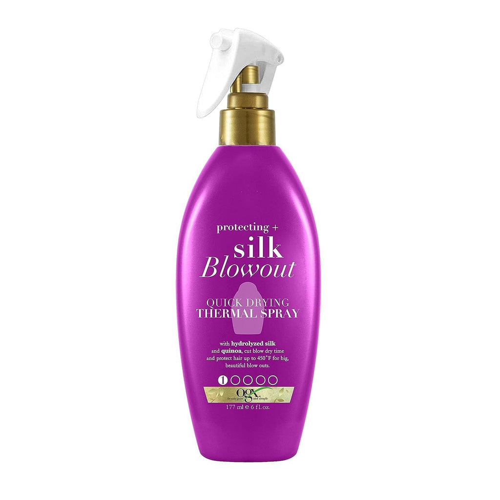 OGX Protecting + Silk Blowout Quick Drying Thermal Spray 6 fl oz EasyOptionXY LLC