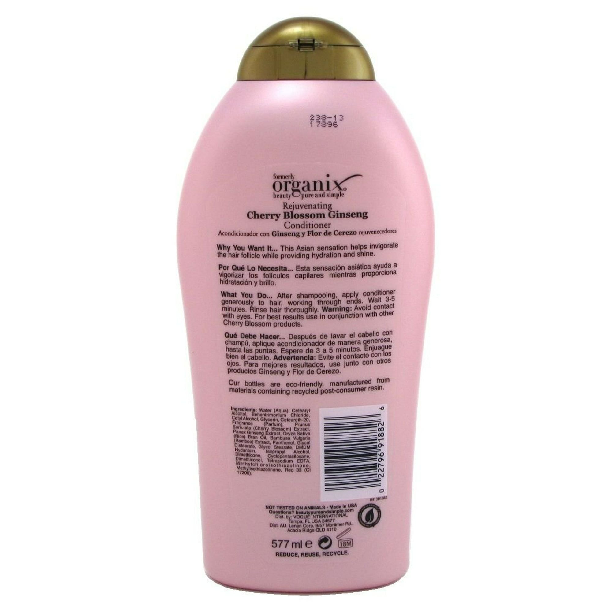 OGX Conditioner Rejuvenating + Cherry Blossom Ginseng EasyOptionXY LLC
