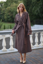 Classic Alpaca Wool Blend Coat - SJB-DIAMOND ELITES