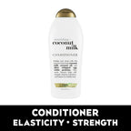 OGX Nourishing + Coconut Milk Moisturizing Daily Conditioner with Egg White Protein, 25.4 fl oz EasyOptionXY LLC