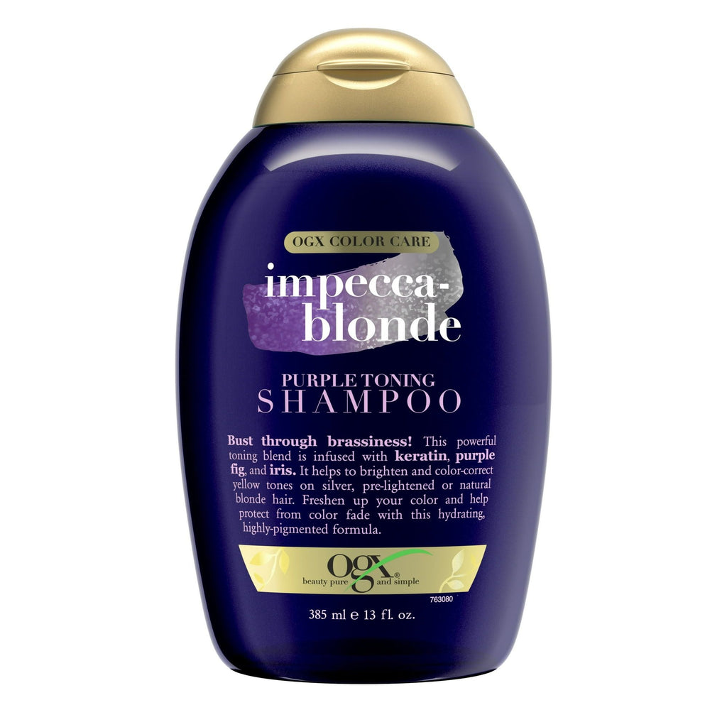 OGX Impecca-Blonde Purple Toning Shampoo, 13 fl oz EasyOptionXY LLC