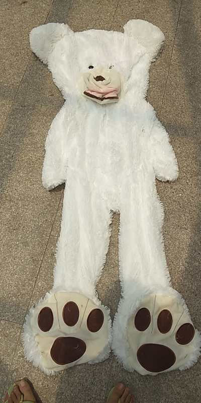 Giant Teddy Bear Plush Toy Huge  Soft Toys  Leather Shell Pi-Mart