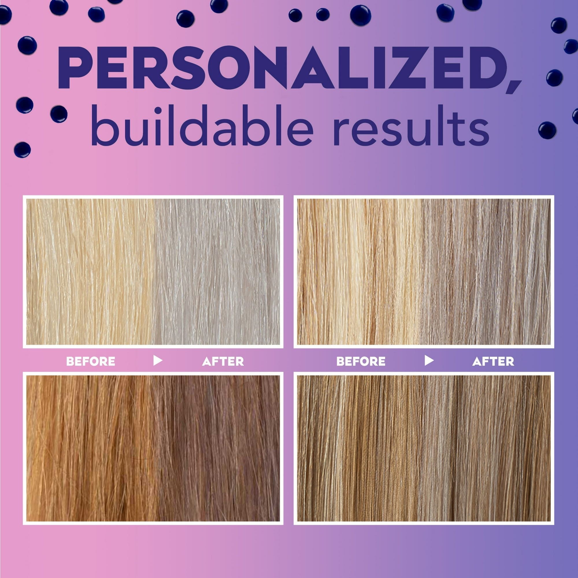 OGX Blonde Enhanced + Purple Toning Drops Pre-Lightened, Natural Blonde Hair Color Protection Keratin Treatment 4 fl oz EasyOptionXY LLC