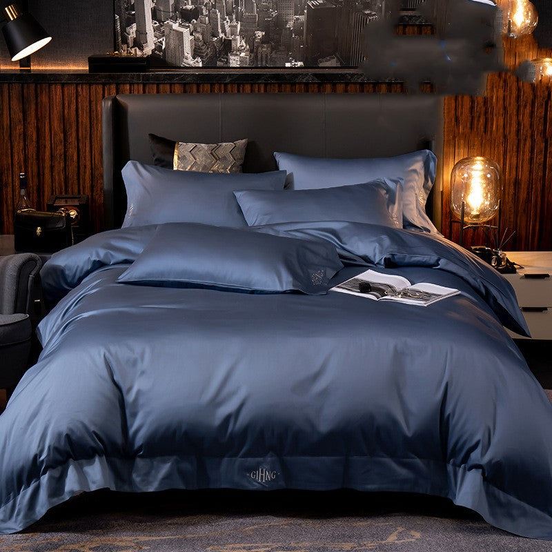 Four-piece long-staple cotton cotton duvet cover sheet Pi-Mart