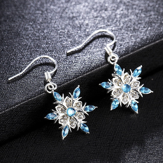 Christmas Snowflake Stud Earrings Pi-Mart