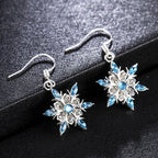 Christmas Snowflake Stud Earrings Pi-Mart
