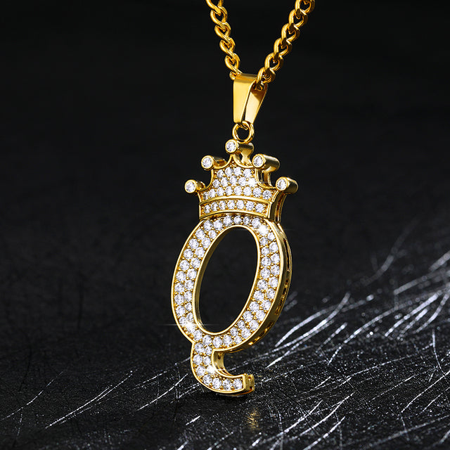 Zircon Alphabet Necklace - SJB-DIAMOND ELITES