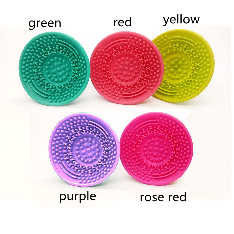 Makeup Brush Scrubbing Pad Makeup Brush Cleaning Pad Suction Cup Clean Cup Brush Pi-Mart