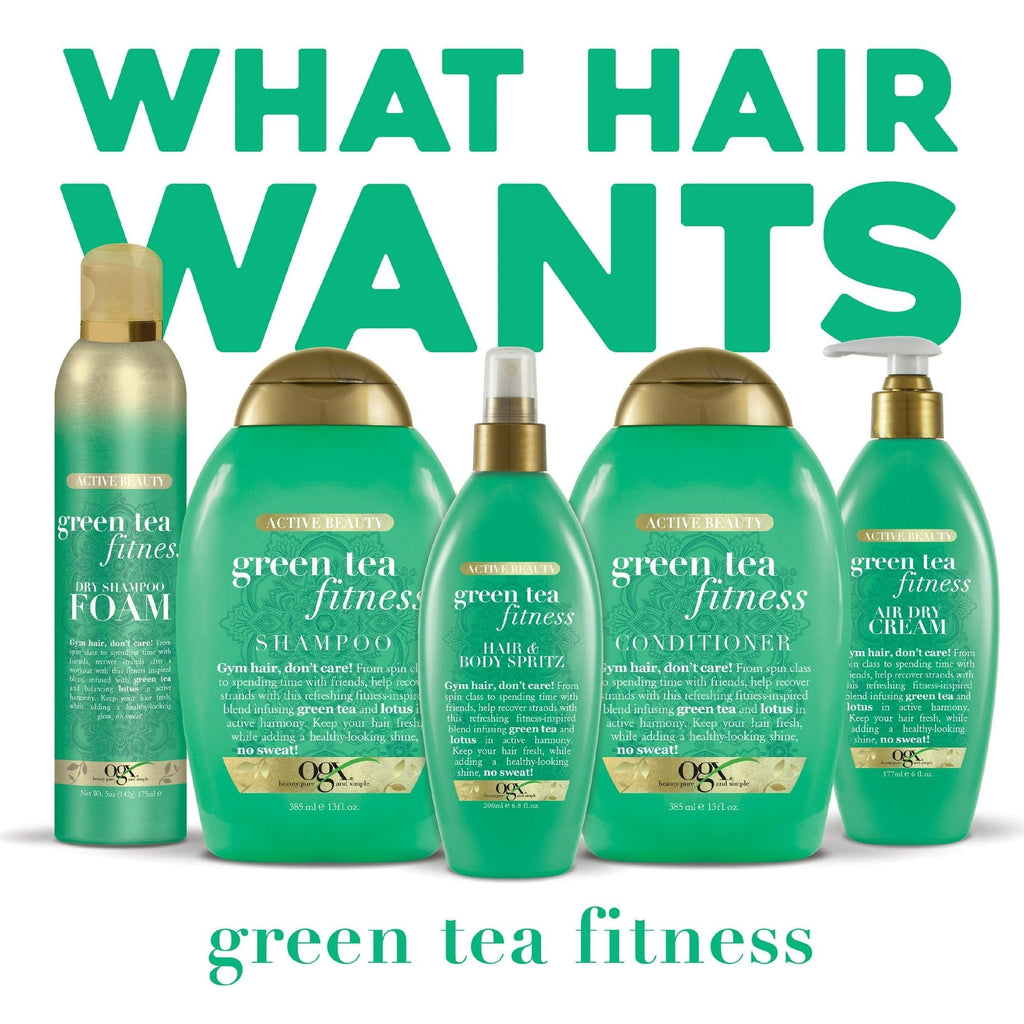 OGX Active Beauty Green Tea Fitness Shampoo, 13 oz EasyOptionXY LLC