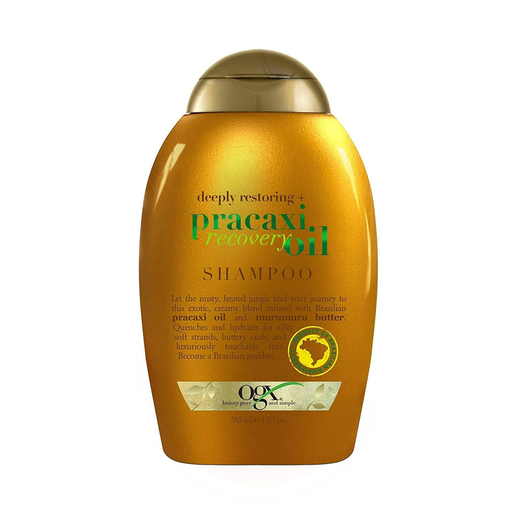 OGX Deeply Restoring + Pracaxi Recovery Oil Anti-Frizz Shampoo with Murumuru Butter to Intensely Hydrate Curly & Wavy Hair Sulfate-Free Surfactants for ColorTreated Hair13 fl oz EasyOptionXY LLC