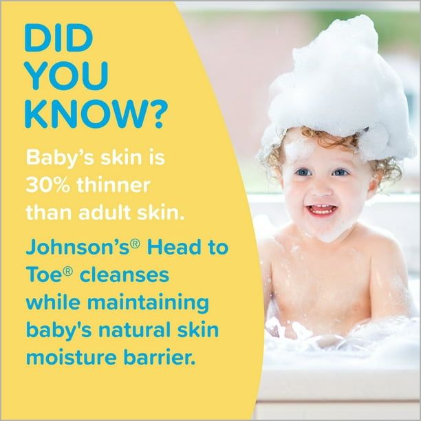 Johnson's Head-To-Toe Tear Free Baby Body Wash Soap and Shampoo, 27.1 oz EasyOptionXY LLC