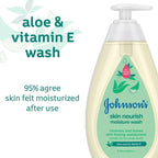 Johnson's Skin Nourish Moisture Baby Body Wash, Aloe, 20.3 fl. oz